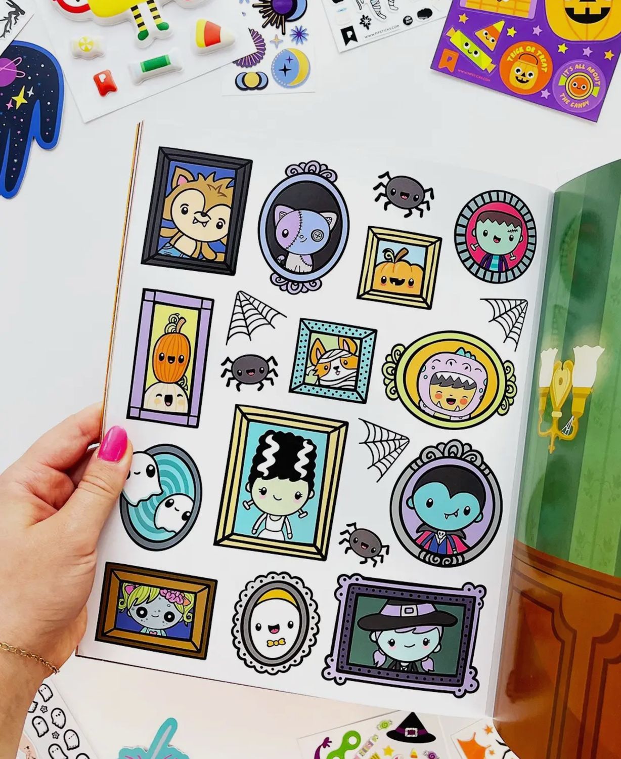 Pipsticks Halloween Sticker Activity Book