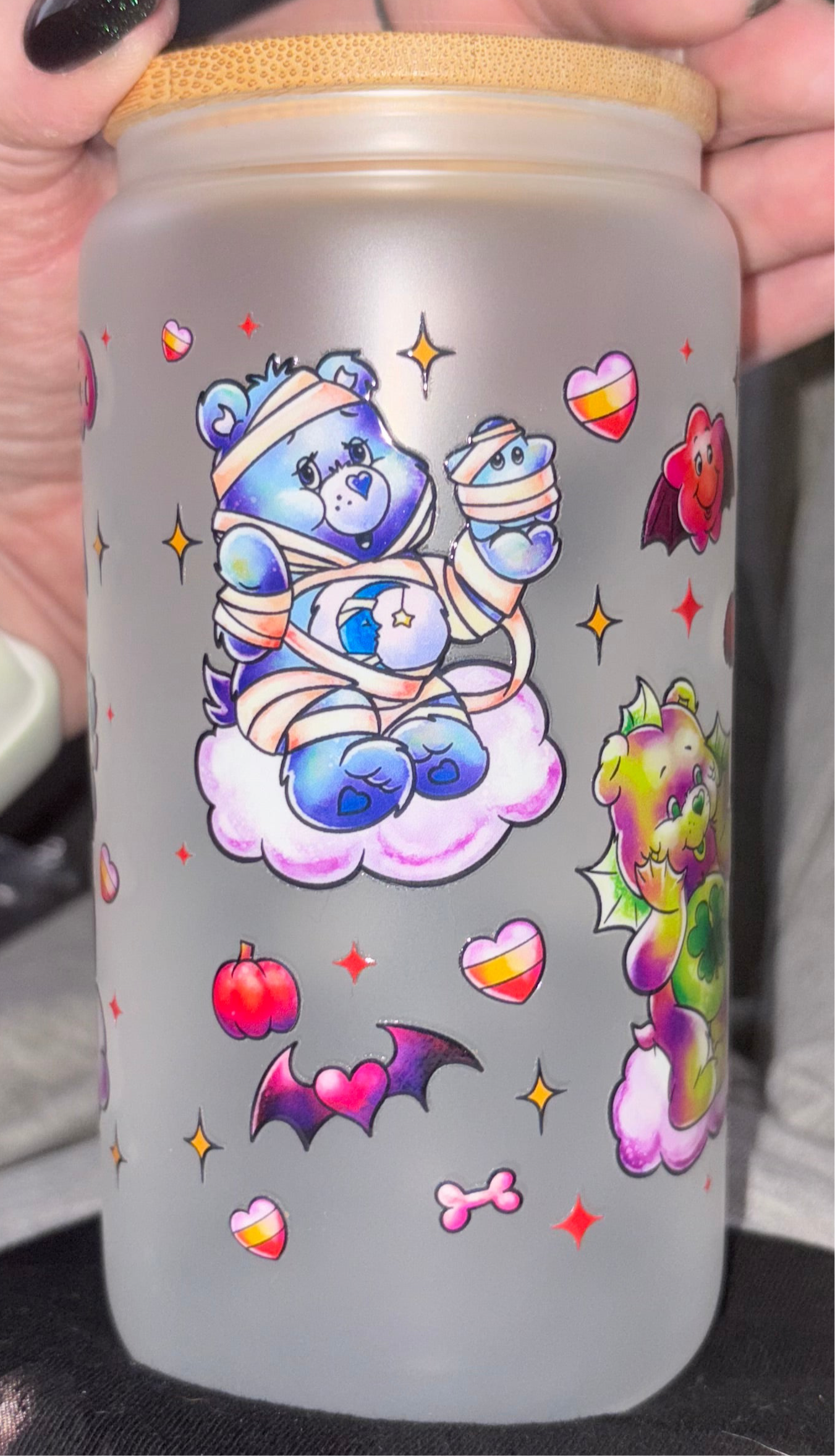 Bearmonster 16oz frosted tumbler