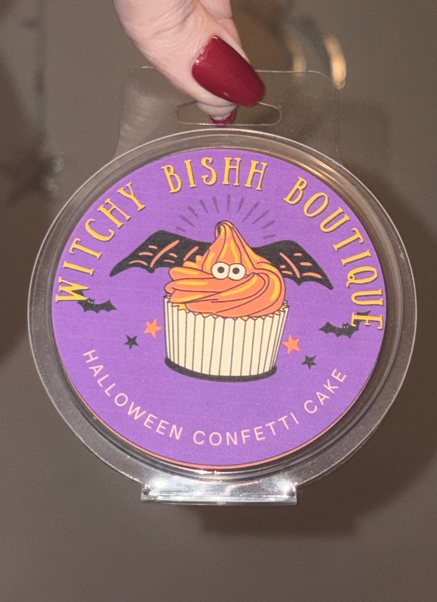 Halloween confetti cake wax melt