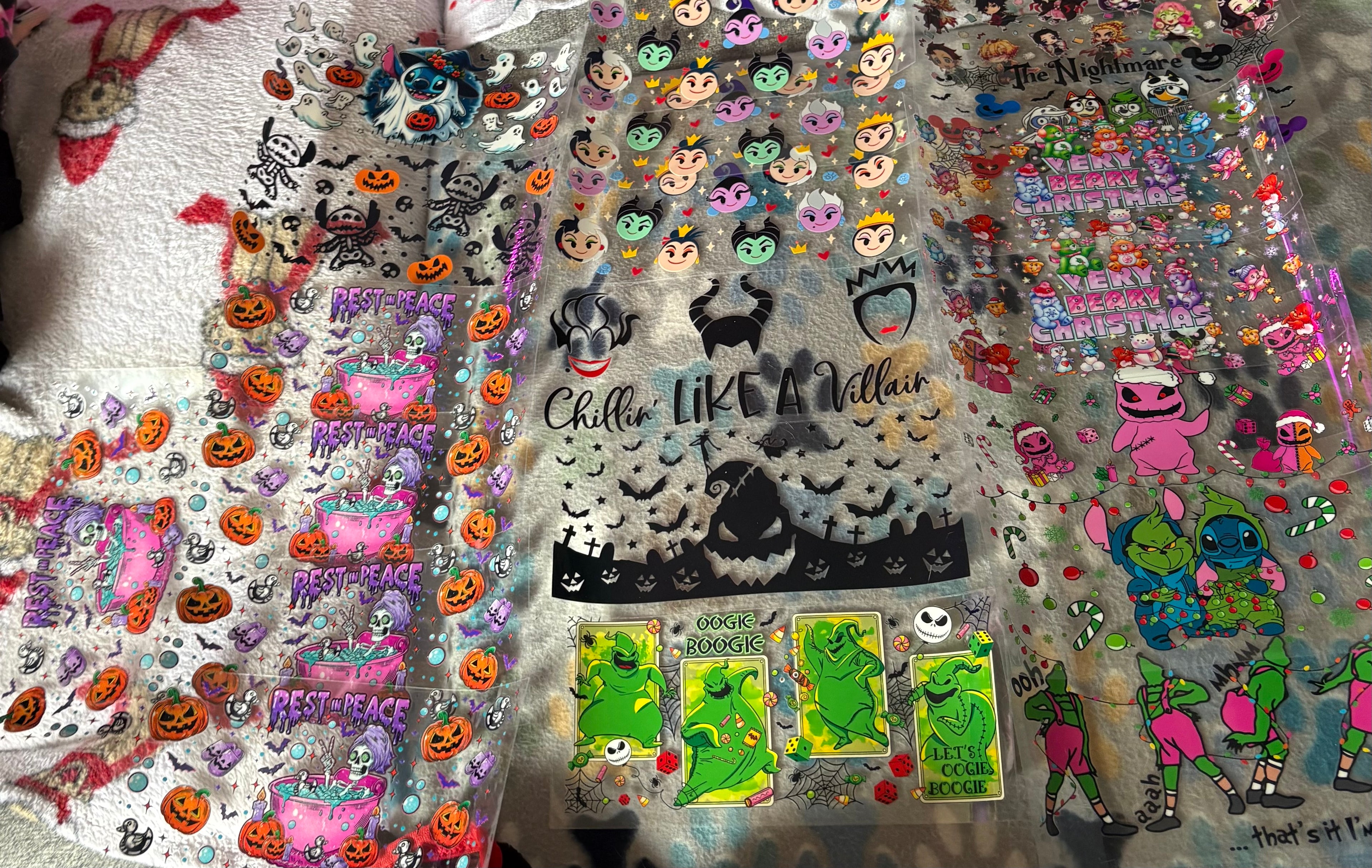 20 UV DTF cup wraps 16oz