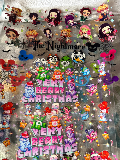 20 UV DTF cup wraps 16oz