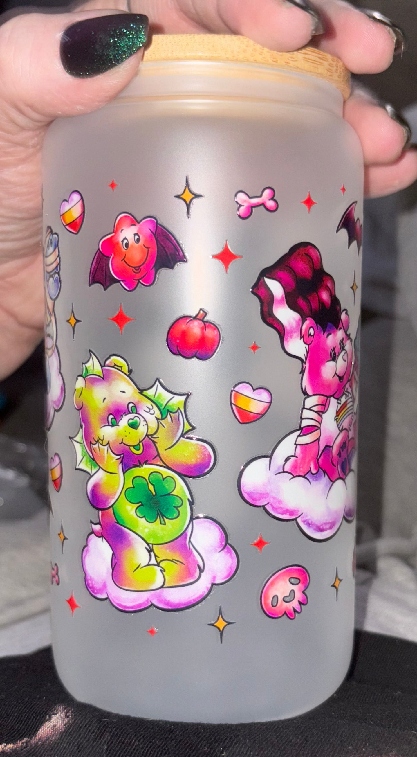 Bearmonster 16oz frosted tumbler