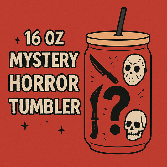 Mystery horror tumbler