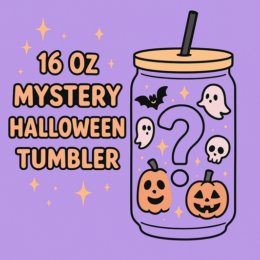 Mystery Halloween themed tumbler