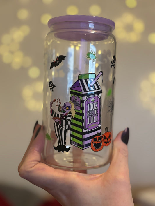 Beetlejuice 80s-90s cartoon cup