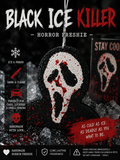 Ghost face black ice car freshie