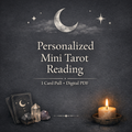 What Energy Is Blocking Me Right Now? – Personalized Mini Tarot Reading (Digital PDF)
