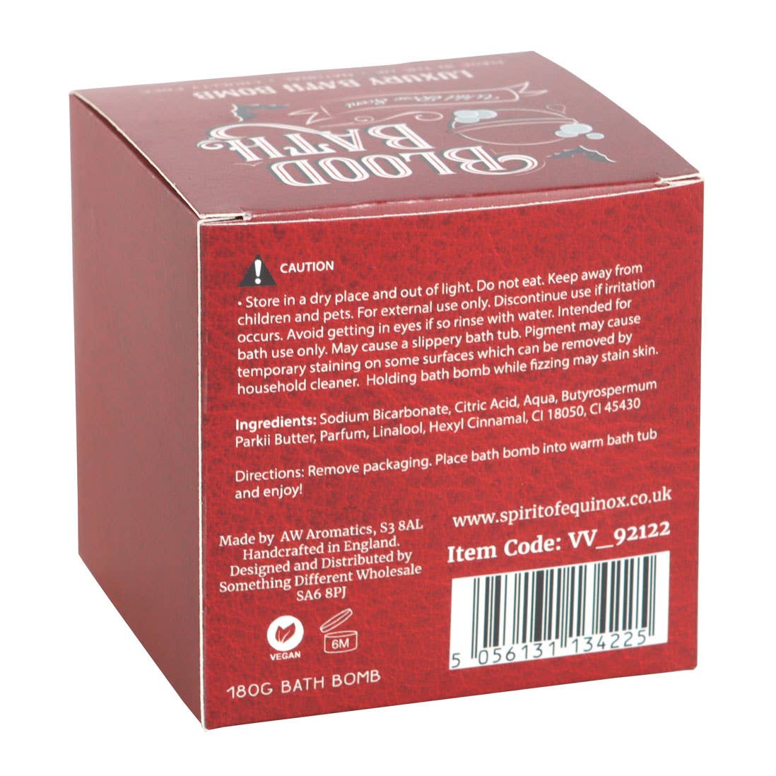 Blood Bath Wild Rose Vampire Bath Bomb